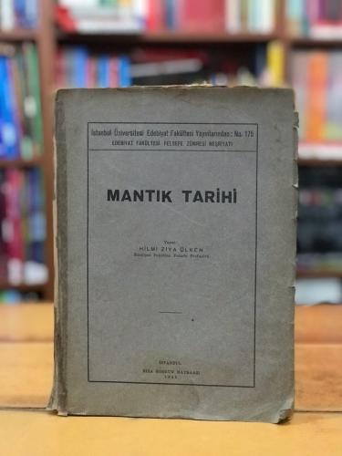 Mantık Tarihi 1942 Hilmi Ziya Ülken