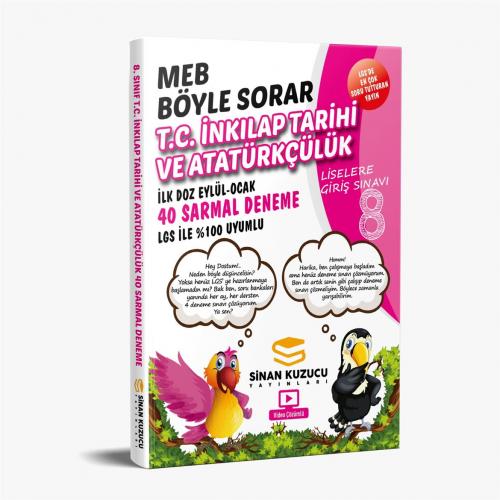 Meb Böyle Sorar T.C. İnkılap Tarihi ve Atatürkçülük 40 Sarmal Deneme İ