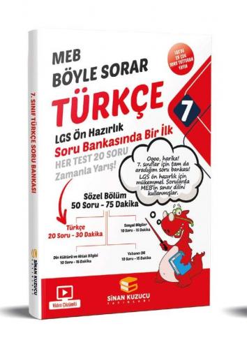 Türkçe Soru Bankası | 7. Sınıf Sinan Kuzucu