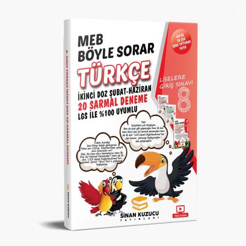 Türkçe Deneme İkinci Doz | 8. Sınıf Sinan Kuzucu Yayınları Komisyon