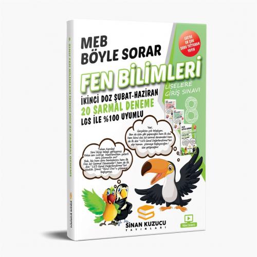 Fen Bilimleri Deneme İkinci Doz 8. Sınıf Sinan Kuzucu Yayınları Komisy